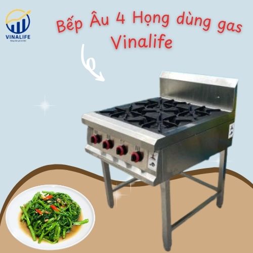 Bếp Âu 4 Họng Gas